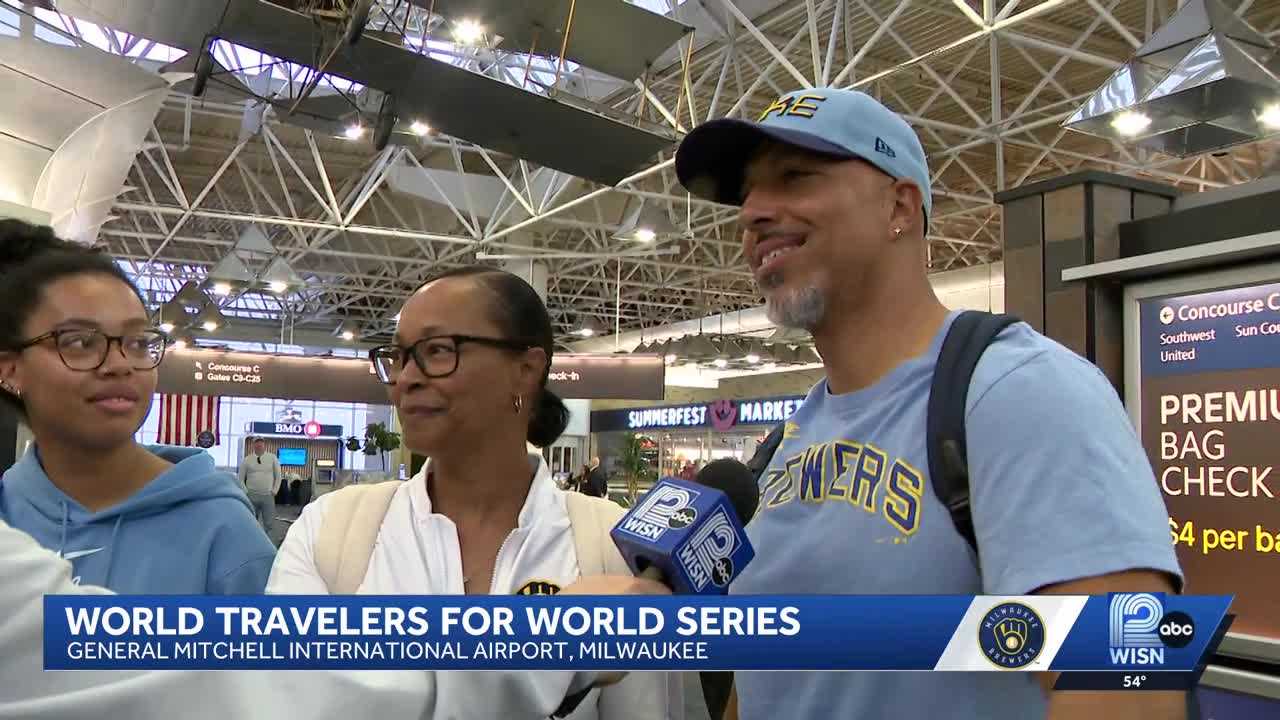 'Traveled for...24 hours': Fans travel from across the world for the World Series — WISN 12 Milwaukee, Shanghai Sports news