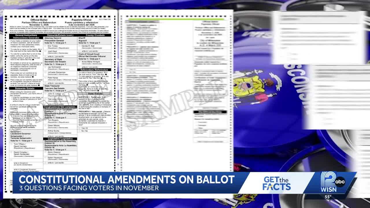 Get the Facts: Three constitutional amendments on this year's ballot — WISN 12 Milwaukee, Shanghai Community news